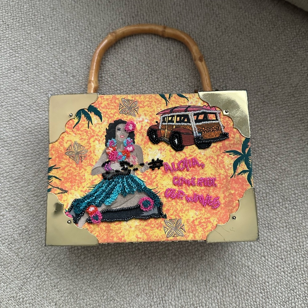 Cigar Box Vintage Tropical Bag